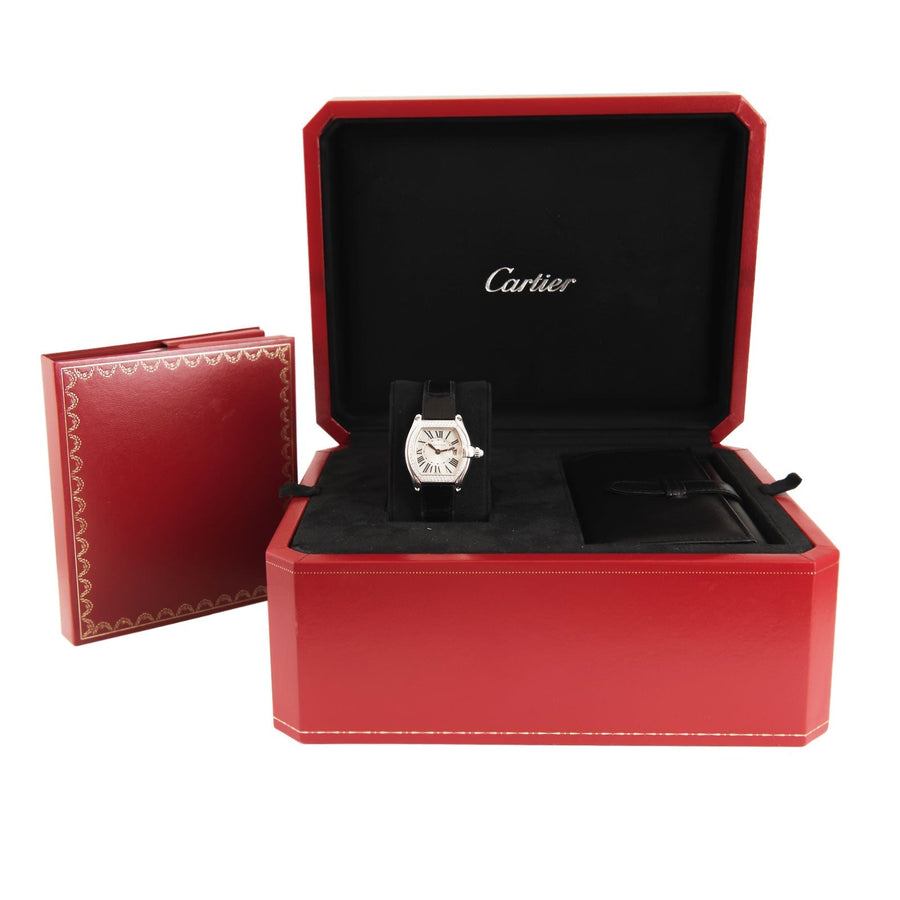 Cartier Roadster Silver Dial 18K White Gold Ref: 2723 - David Ashley
