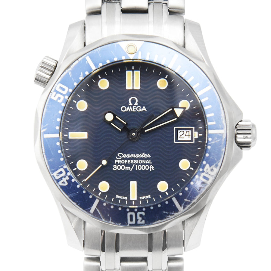 Omega Seamaster 300M Mid Size Blue Dial Stainless Steel Ref: 2561.80.00 - David Ashley