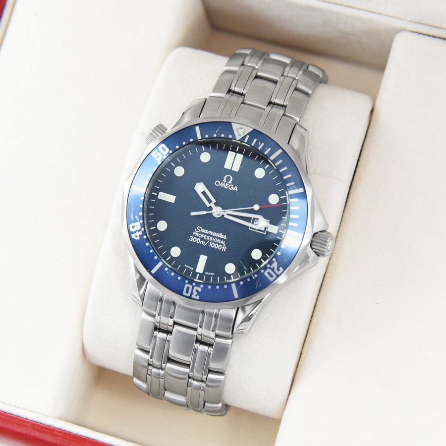 Omega Seamaster Blue Dial Stainless Steel Ref: 2221.80.00 - David Ashley
