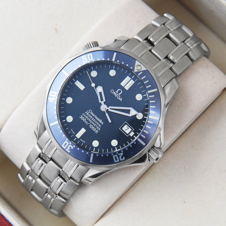 Omega Seamaster Professional 300M Blue Dial Stainless Steel Ref: 2531.80.00 - David Ashley