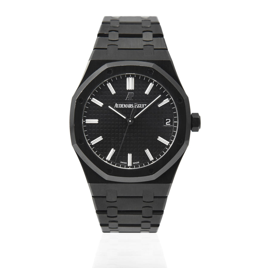 Audemars Piguet Royal Oak Black Dial Black PVD Ref: 15500ST - David Ashley