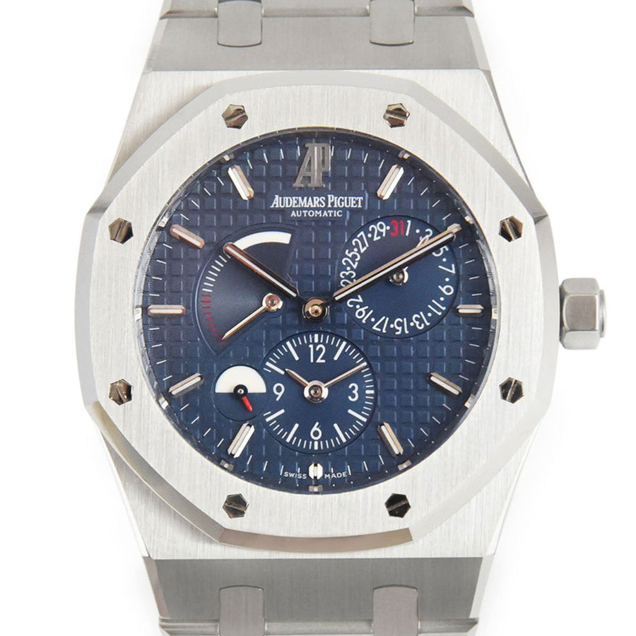 Audemars Piguet Royal Oak Dual Time Blue Dial Steel Ref: 26120ST.OO.1220ST.02 - David Ashley