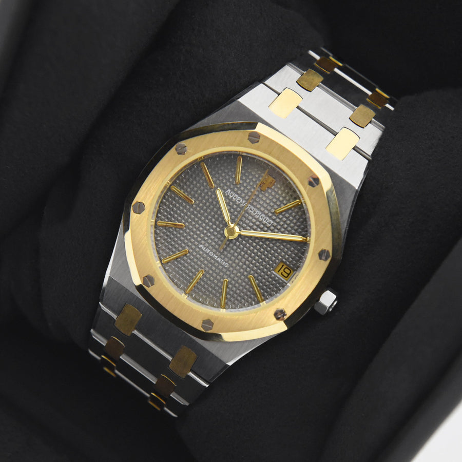 Audemars Piguet Royal Oak Grey Dial Gold & Steel Ref: 14790 - David Ashley