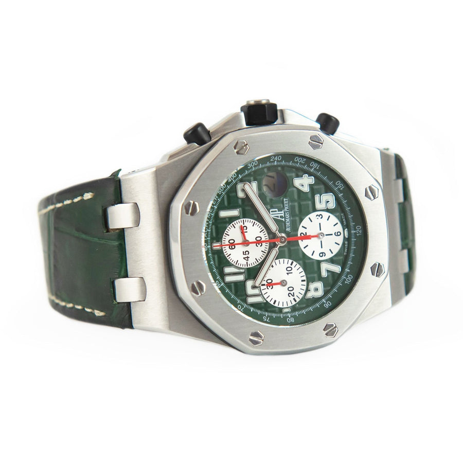 Audemars Piguet Royal Oak Offshore Green Dial Ref: 26075ST.00.D038CR.01 - David Ashley