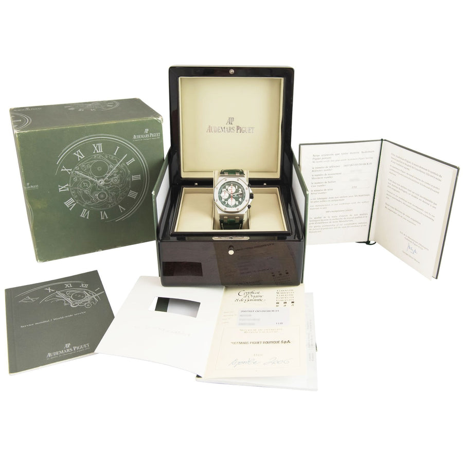 Audemars Piguet Royal Oak Offshore Green Dial Ref: 26075ST.00.D038CR.01 - David Ashley