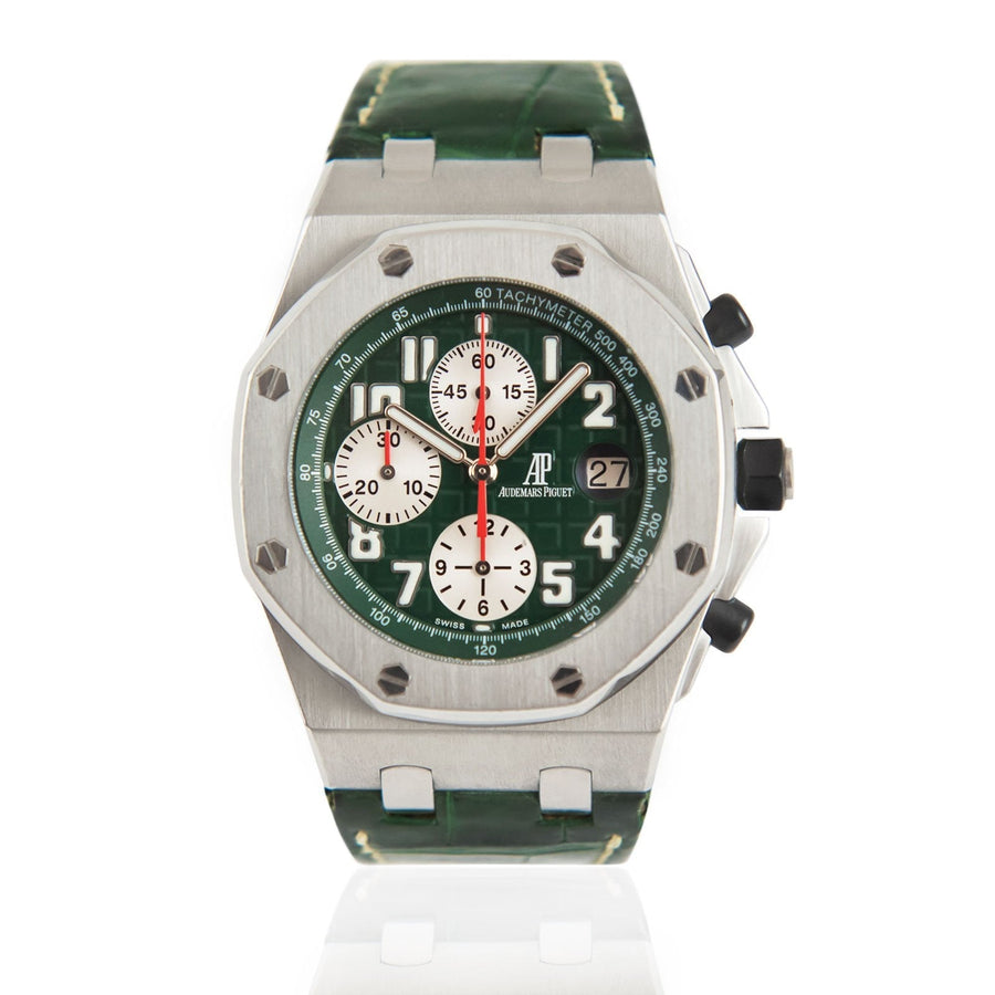 Audemars Piguet Royal Oak Offshore Green Dial Ref: 26075ST.00.D038CR.01 - David Ashley