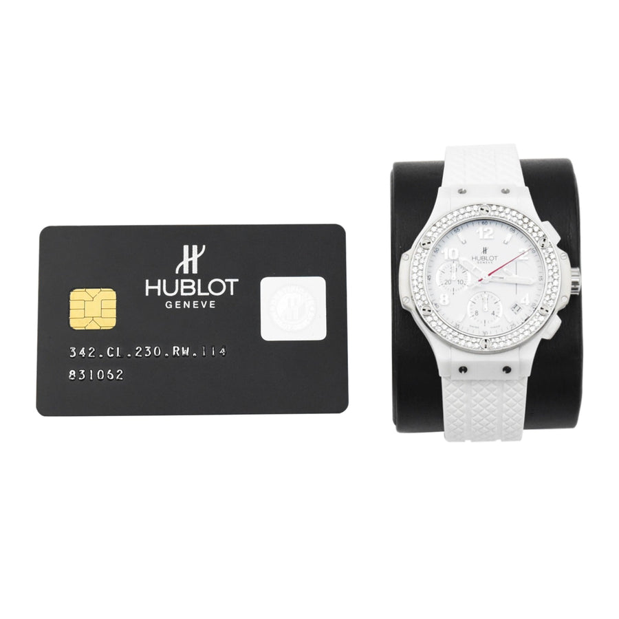 Hublot Big Bang 41mm Chronograph White Dial Ref: 342.CL.230.RW.114 - David Ashley