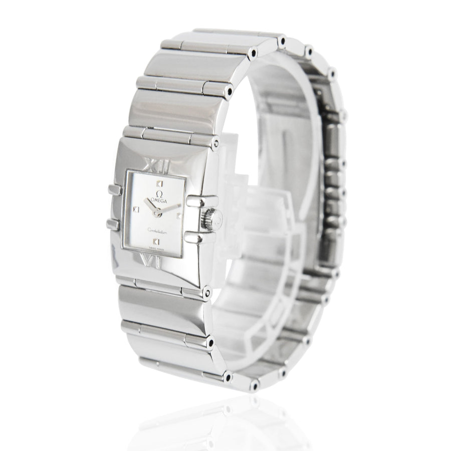 Omega Constellation Quadra Mother of Pearl Dial Stainless Steel Ref: 1521.71.00 - David Ashley