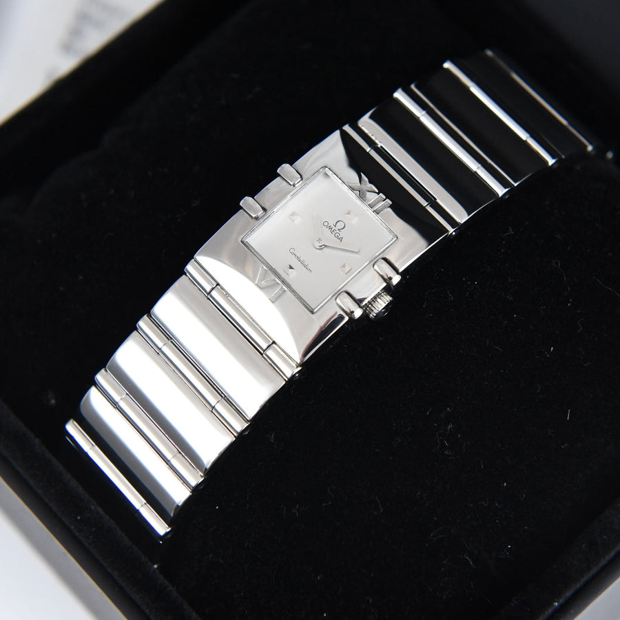 Omega Constellation Quadra Mother of Pearl Dial Stainless Steel Ref: 1521.71.00 - David Ashley