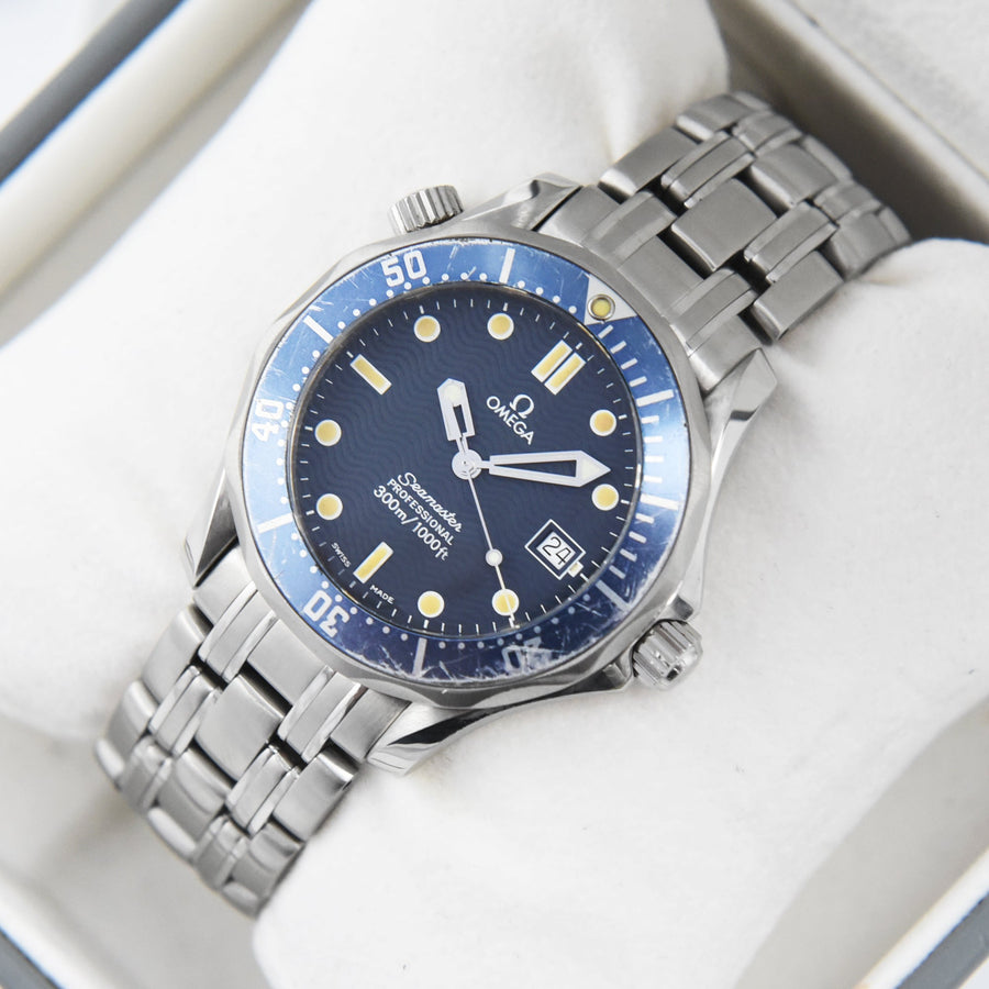 Omega Seamaster 300M Mid Size Blue Dial Stainless Steel Ref: 2561.80.00 - David Ashley