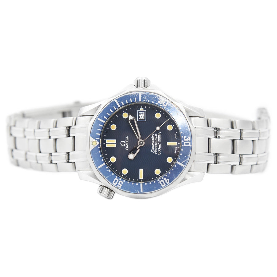 Omega Seamaster 300M Mid Size Blue Dial Stainless Steel Ref: 2561.80.00 - David Ashley