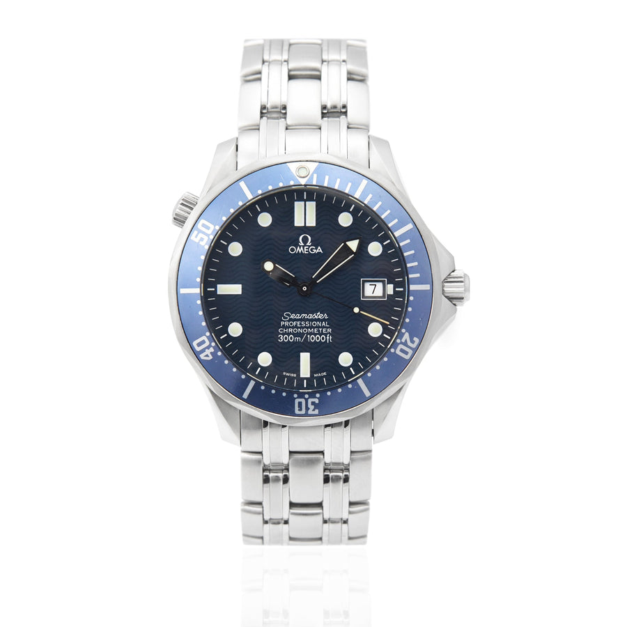 Omega Seamaster Professional 300M Blue Dial Stainless Steel Ref: 2531.80.00 - David Ashley