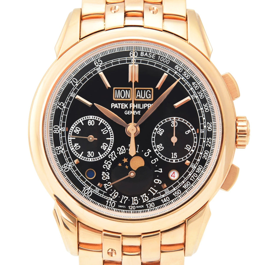 Patek Philippe Grand Complications Perpetual Calendar Black Dial 18K Rose Gold Ref: 5270 - David Ashley