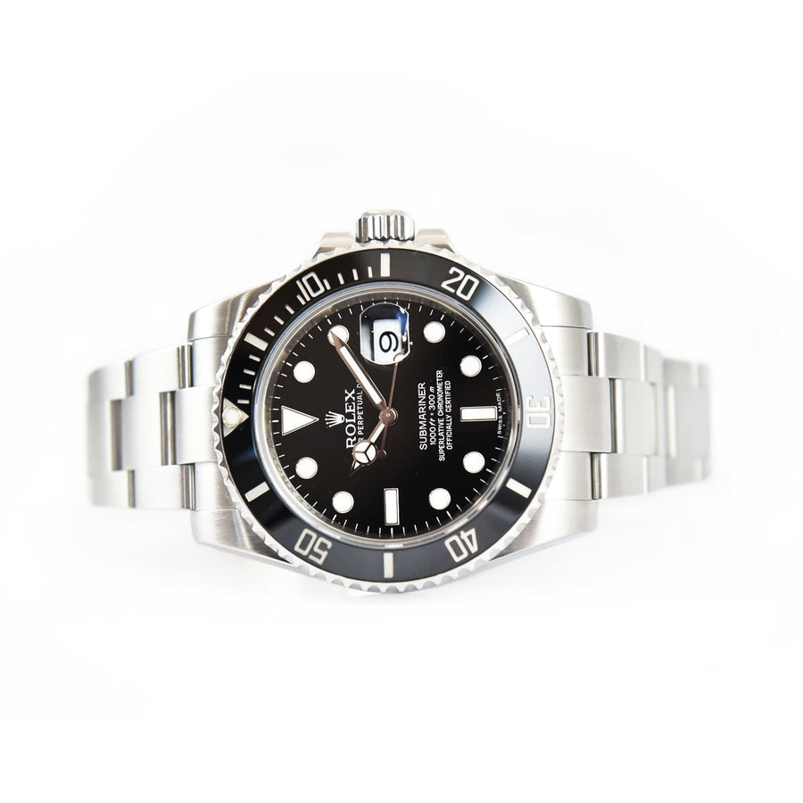 Pre-Owned Rolex Submariner Black Dial Stainless Steel Ref: 116610LN - My Jewel World
