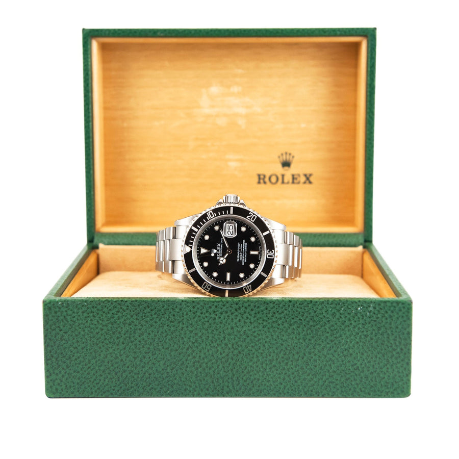 Pre-Owned Rolex Submariner Black Dial Stainless Steel Ref: 16610 - My Jewel World