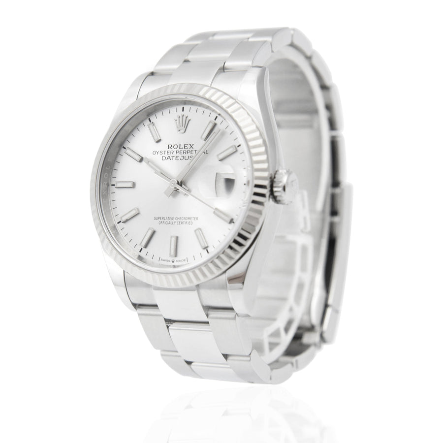 Rolex DateJust Silver Dial Stainless Steel Ref: 126234 - David Ashley