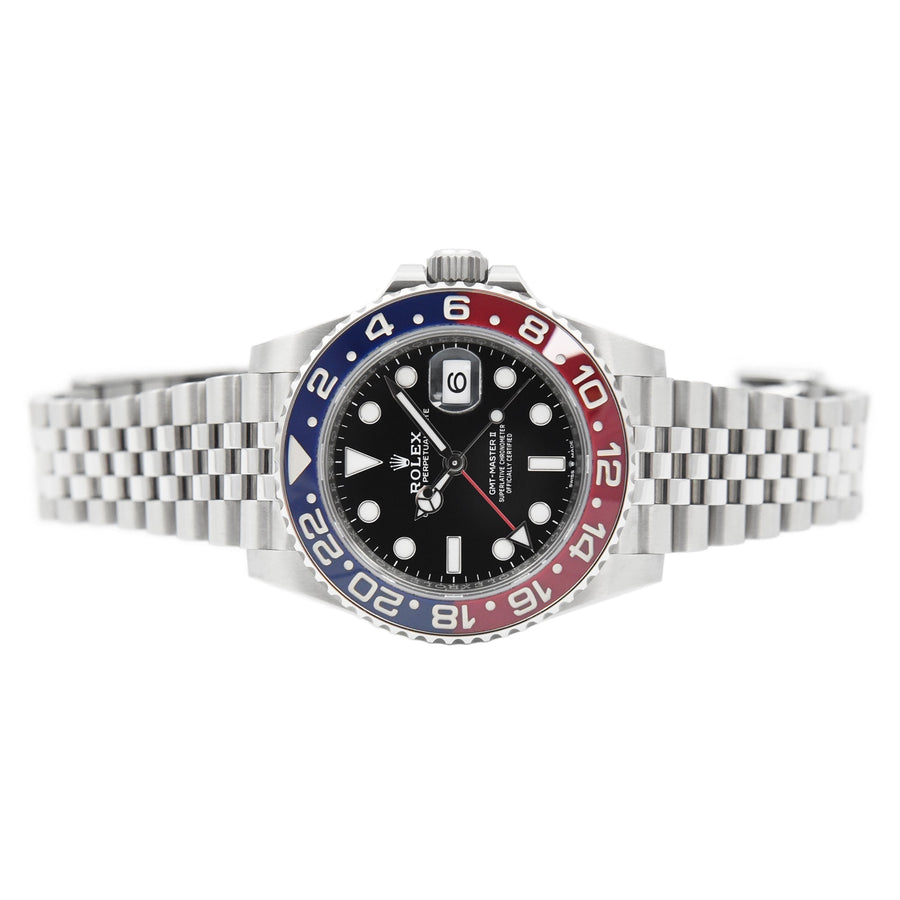 Rolex GMT-Master II Black Dial Stainless Steel Ref: 126710BLRO - David Ashley