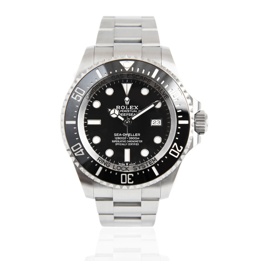 Rolex Sea-Dweller Deepsea Black Dial Stainless Steel Ref: 126660 - David Ashley