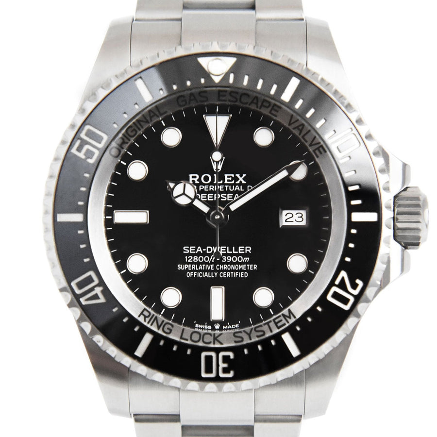 Rolex Sea-Dweller Deepsea Black Dial Stainless Steel Ref: 126660 - David Ashley