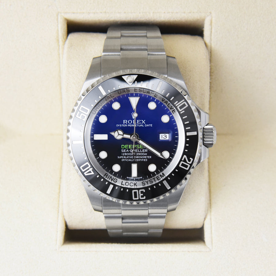 Rolex Sea-Dweller Deepsea Blue Dial Stainless Steel Ref: 116660 - David Ashley