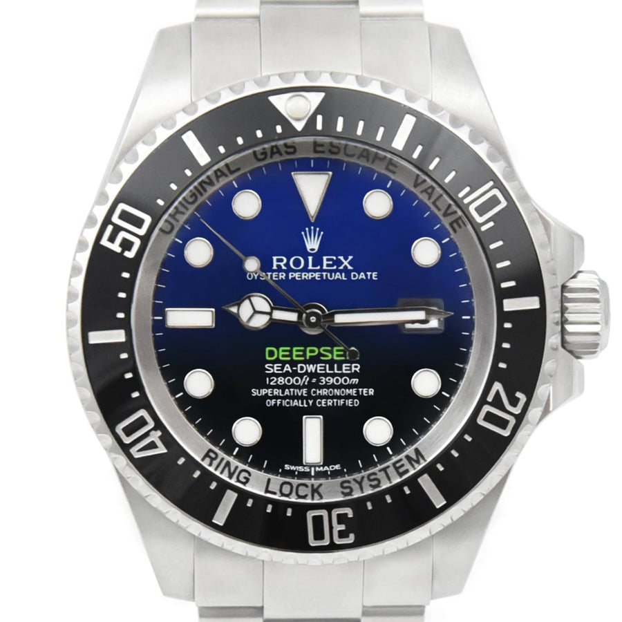 Rolex Sea-Dweller Deepsea Blue Dial Stainless Steel Ref: 116660 - David Ashley