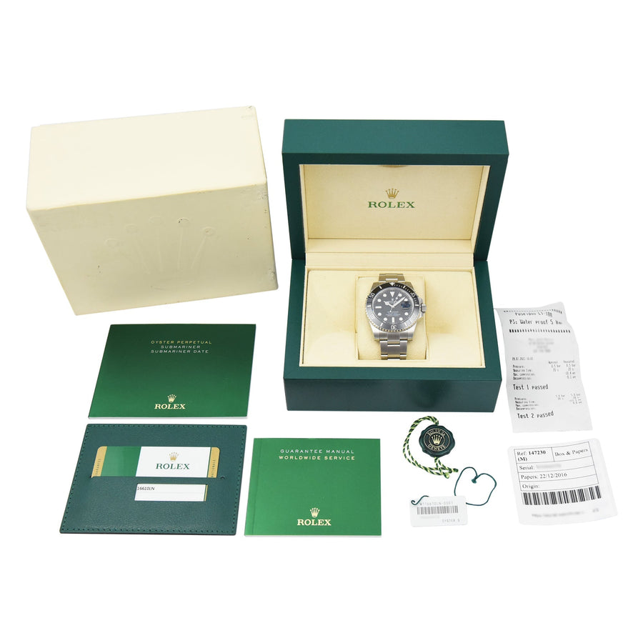 Rolex Submariner Date Back Dial Stainless Steel Ref: 50088 - David Ashley