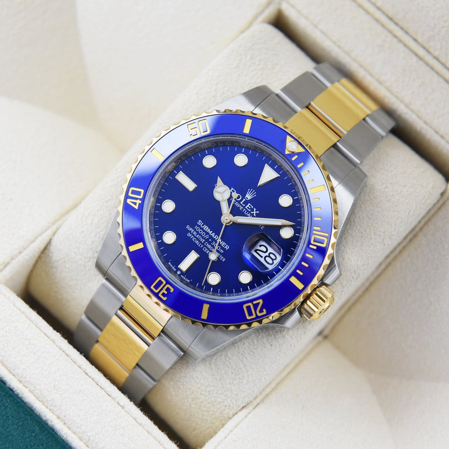 Rolex Submariner Date Blue Dial Gold & Steel Ref: 126613LB - David Ashley