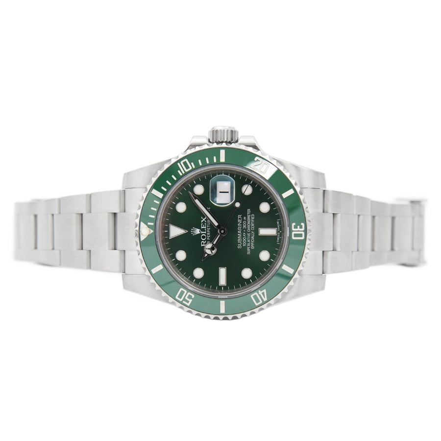 Rolex Submariner Hulk Green Dial Stainless Steel Ref: 116610LV - David Ashley