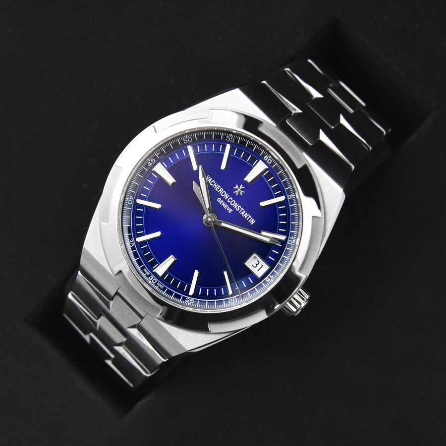 Vacheron Constatin Overseas Blue Dial Stainless Steel Ref: 4500V - David Ashley